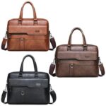 Jeep Leather Laptop Bag